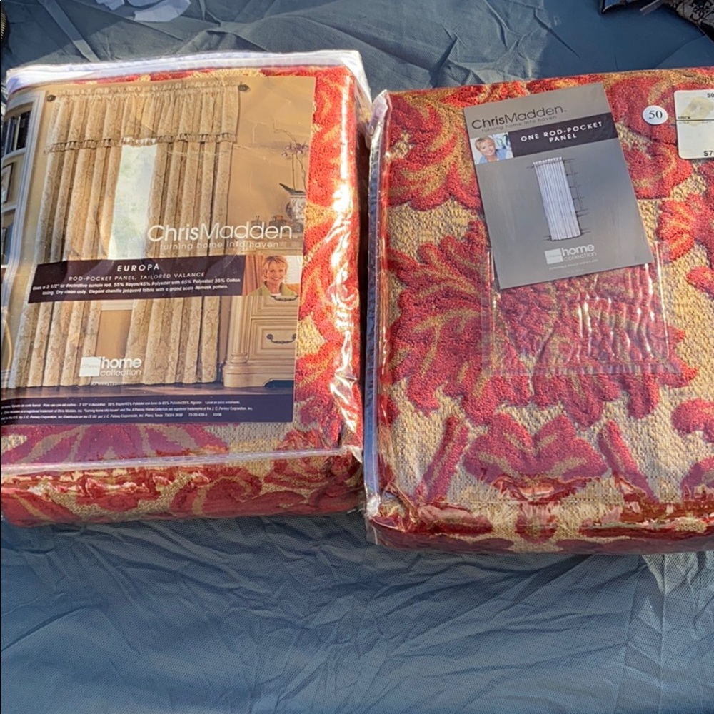 Chris Madden Eliza 50x84" Rod Pocket Panel Curtain